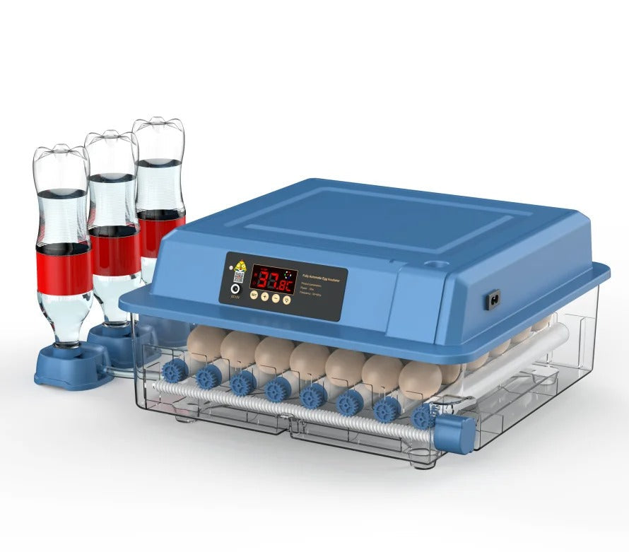 Volautomatische broedmachine HatchEase voor efficiënt uitbroeden van kippeneieren en pluimvee.
