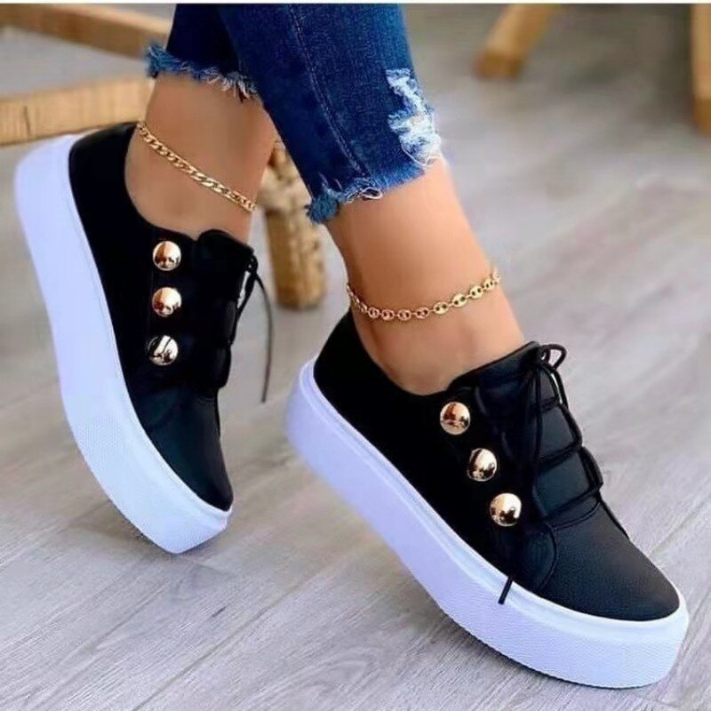 Witte KaatjesSneaks dames sneakers, trendy met dikke zool. Comfortabele pasvorm voor een casual en stijlvolle look.