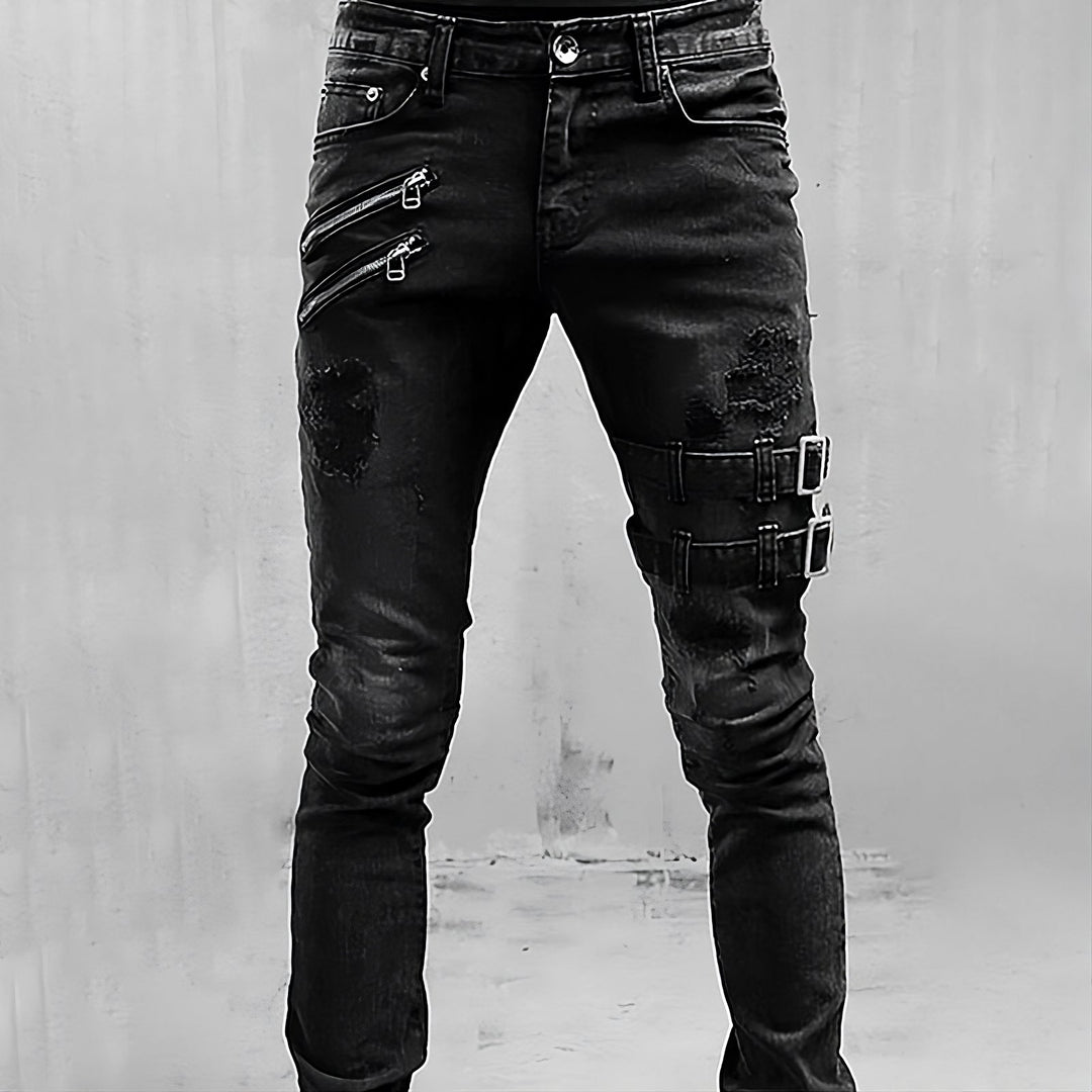Comfortabele heren jeans, ideaal voor casual en dagelijks gebruik. Veelzijdige mannenmode kleding.