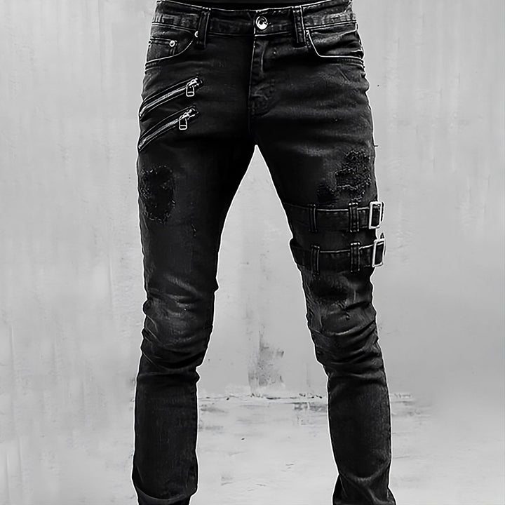 Comfortabele heren jeans, ideaal voor casual en dagelijks gebruik. Veelzijdige mannenmode kleding.