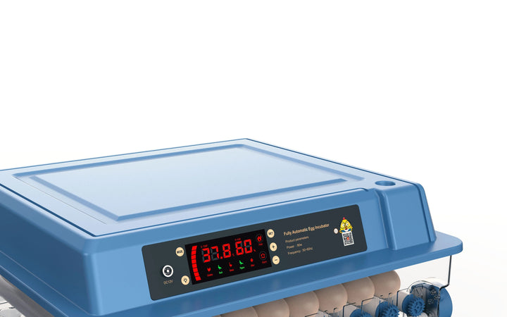Moderne broedmachine voor automatische incubatie van eieren, perfect voor hobbyisten en professioneel gebruik.