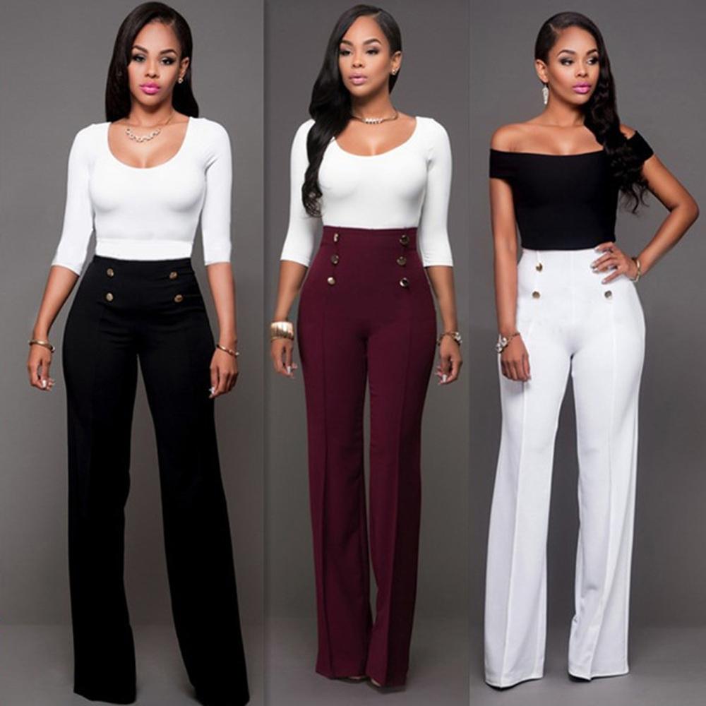 Figuurcorrigerende damesbroek met hoge taille voor een elegante en modieuze look.