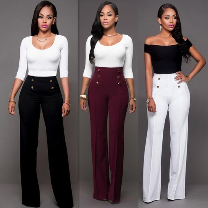 Figuurcorrigerende damesbroek met hoge taille voor een elegante en modieuze look.