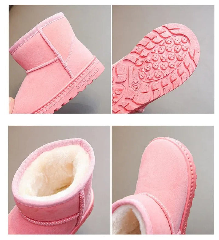 Kinderlaarzen Boston Mini met antislipzool voor veilige stapjes. Warme en comfortabele kinderschoenen.