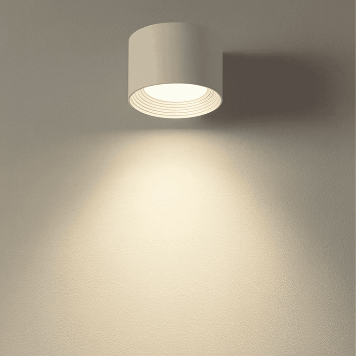 Verstelbare draadloze wandlamp met afstandsbediening, LED binnenverlichting voor flexibele sfeer.