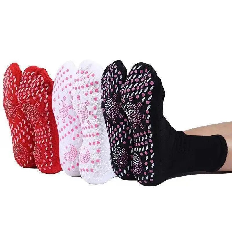 Dames Aleta toermalijn sokken, zelfverwarmend en comfortabel. Ideaal voor warme voeten in de winter.