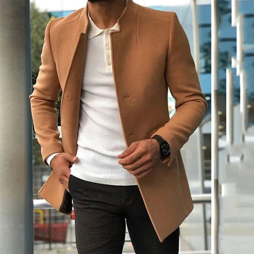 Elegante heren single-breasted blazer voor formele of smart casual gelegenheden. Perfect voor lente/herfst.