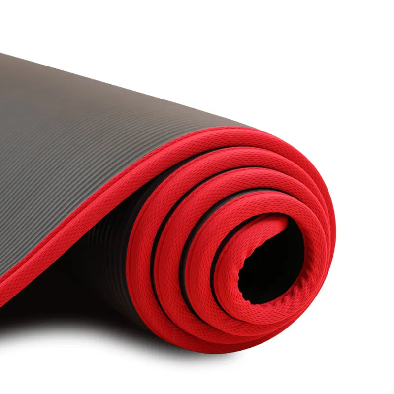 Detail van de extra dikke FlexiMat yogamat met antislip textuur voor optimale grip en comfort.