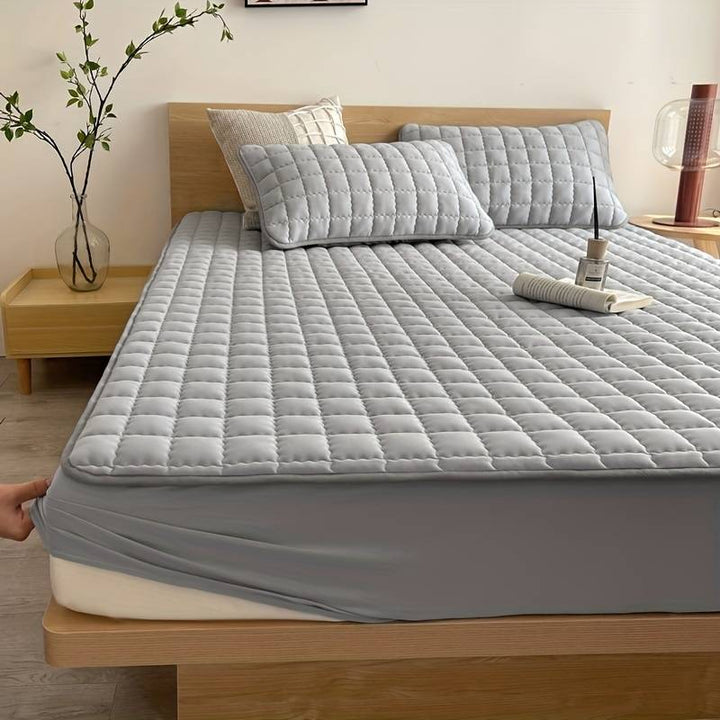 Waterdichte anti-allergeen matrasovertrek beschermt uw matras en zorgt voor hygiënisch comfort.