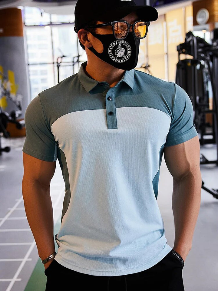 Comfortabele lente/zomer heren polo. Ideaal voor sport, golf of casual gebruik. Ademend poloshirt.