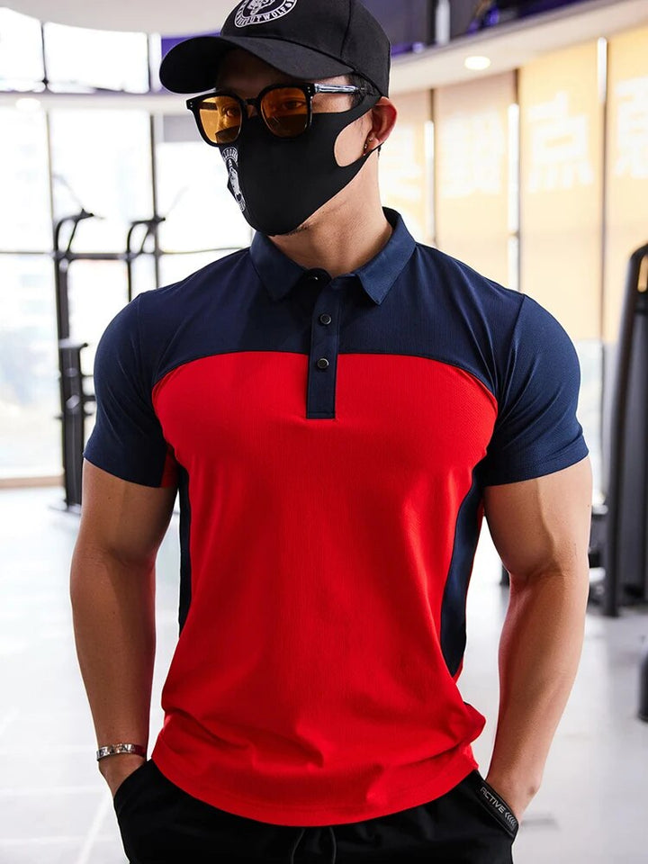 Stijlvolle sportieve heren polo voor de moderne man. Comfortabel, casual en ideaal voor golf.
