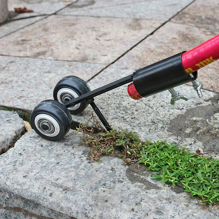 Duurzame voegenkrabber verwijdert onkruid moeiteloos uit bestrating en terrastegels. Essentieel tuingereedschap.
