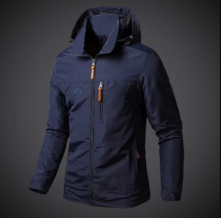 Comfortabele en functionele Arvid herenjas, waterdicht en winddicht. Perfect voor wandelen in alle seizoenen.