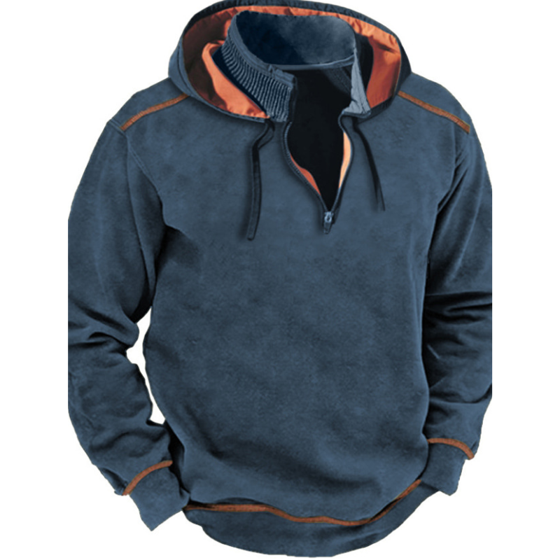 Comfortabele heren wintertrui met capuchon, ideaal voor thermische warmte tijdens outdoor avonturen.