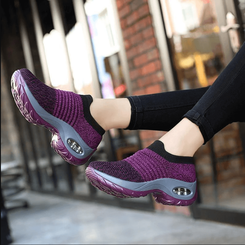 Dames sok sneakers met ademend design, comfortabel en stijlvol voor elke activiteit.