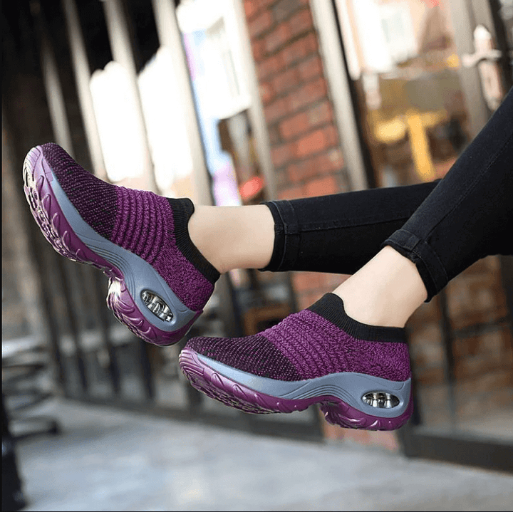 Dames sok sneakers met ademend design, comfortabel en stijlvol voor elke activiteit.