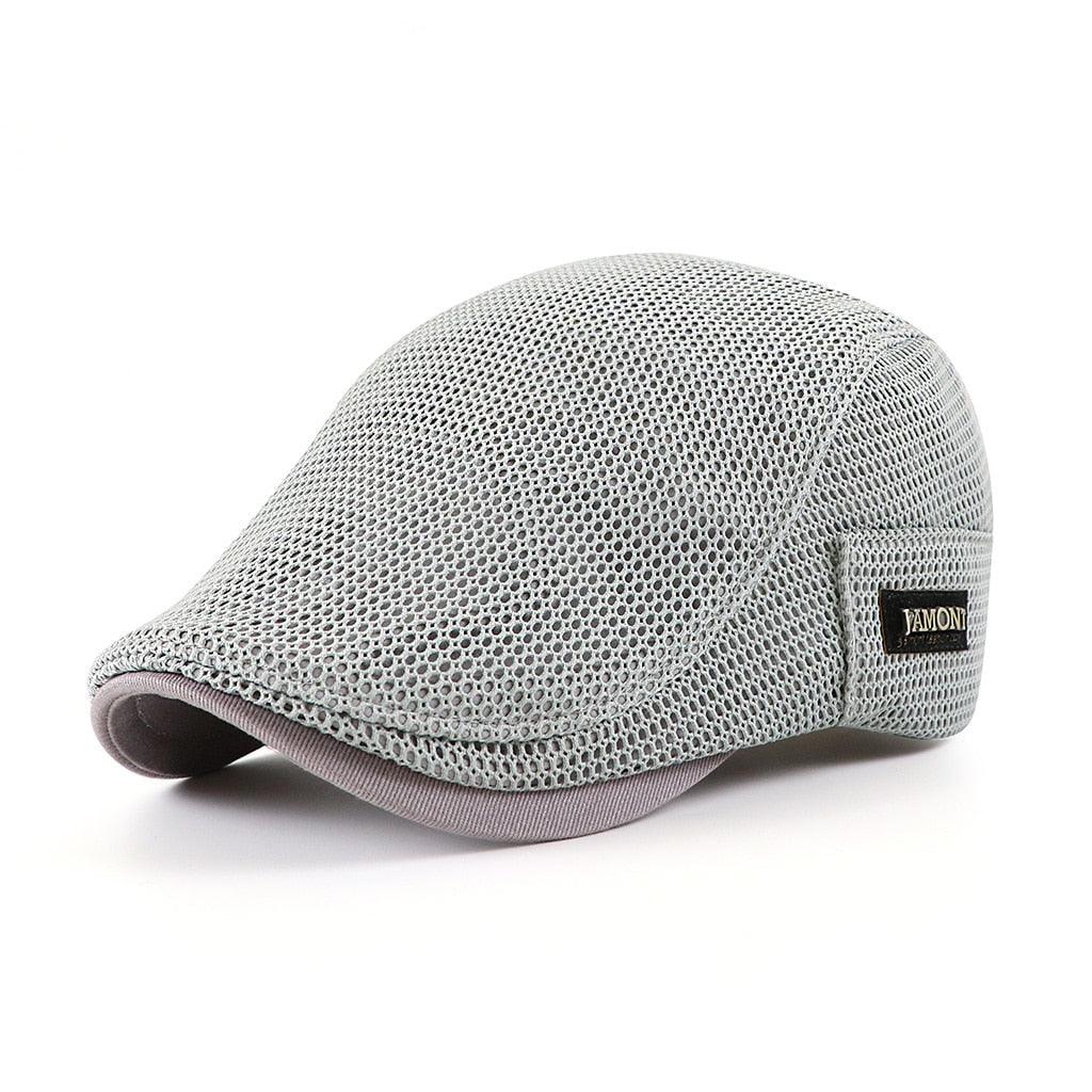 Trendy katoenen heren pet, universeel en sportief. Ademend, ideaal als zomer pet voor elke gelegenheid.