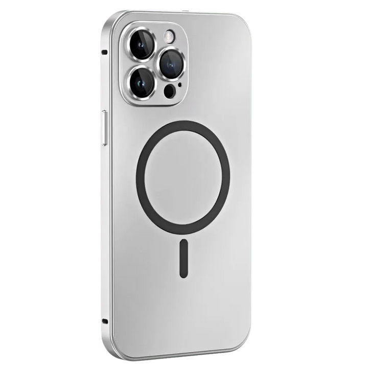 Slank magnetisch iPhone hoesje met MagSafe compatibiliteit, optimale valbescherming en krasbestendigheid.