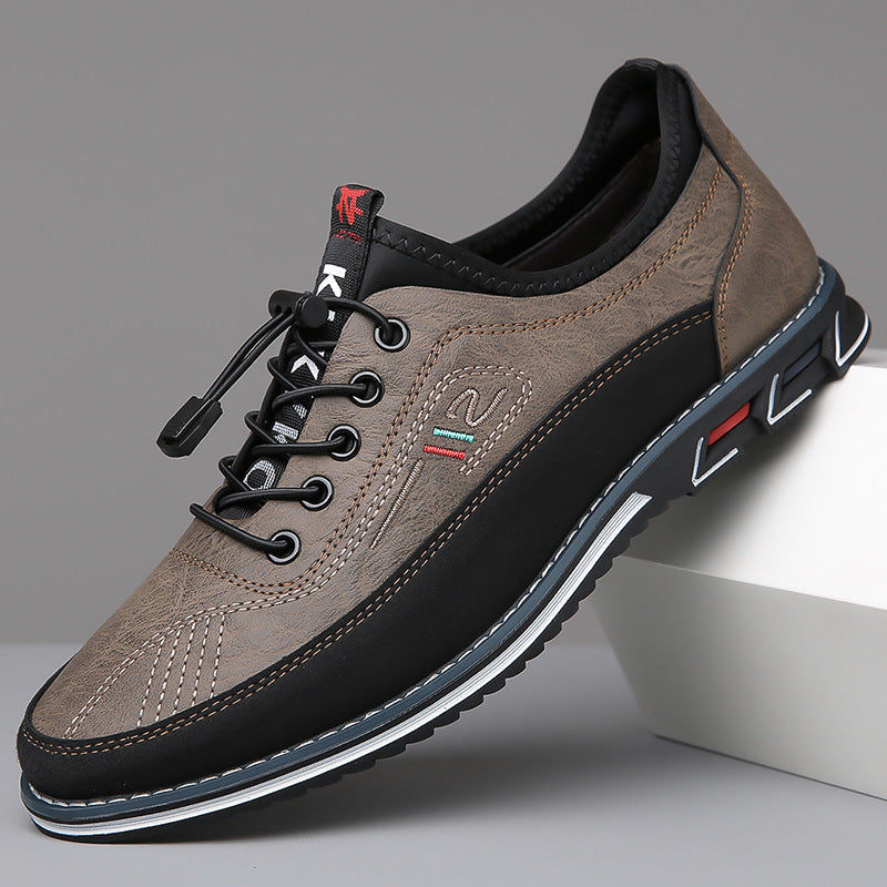 Meerkleurige heren casual veterschoenen. Trendy sneakers die comfort en stijl combineren voor elke dag.