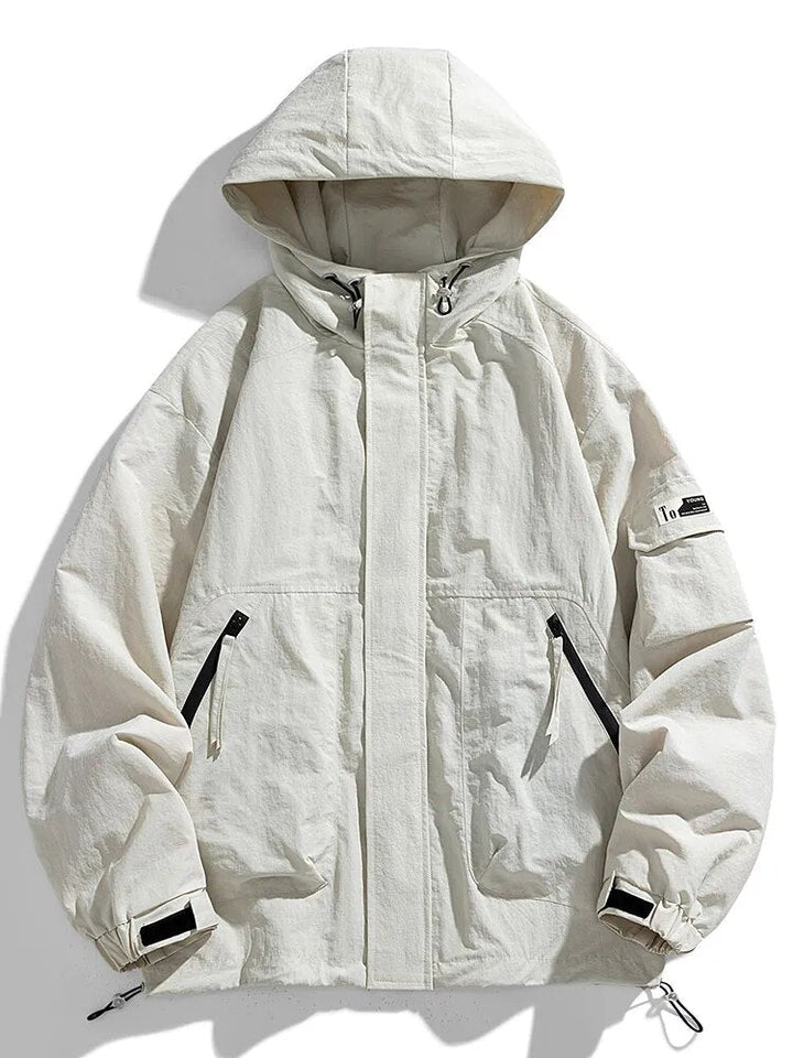 Heren waterafstotend windjack, ideaal voor lente & herfst. Comfortabele en stijlvolle bovenkleding voor outdoor gebruik.