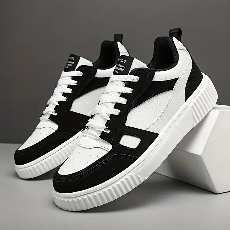 Trendy heren vetersneakers, Italiaans design voor ultiem comfort & stijl in casual mode & streetwear.