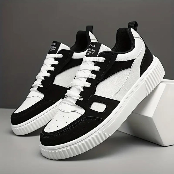 Trendy heren vetersneakers, Italiaans design voor ultiem comfort & stijl in casual mode & streetwear.
