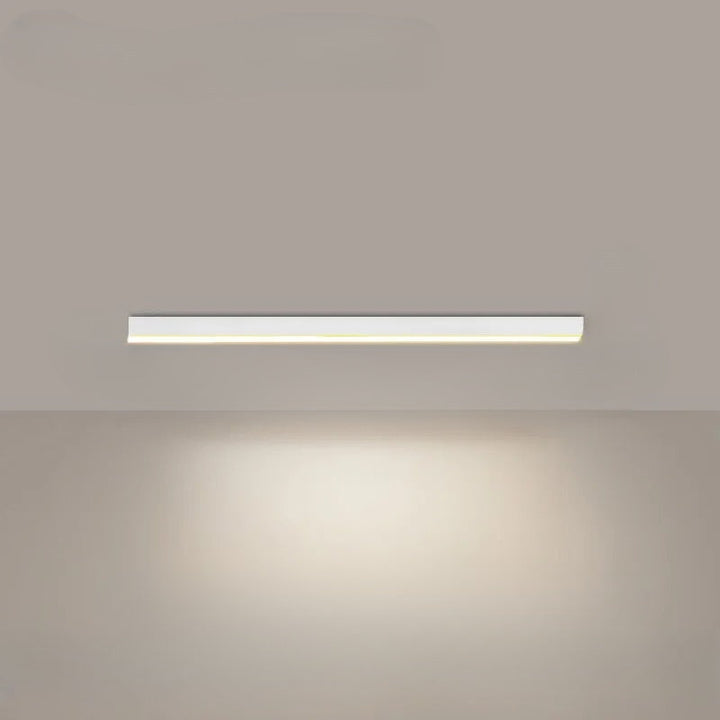 Stijlvolle plafondlamp met LED technologie, koud wit licht, perfect voor werkruimtes of keuken.