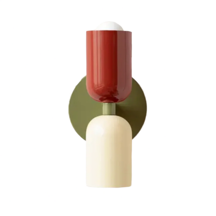 Minimalistische wandlamp, modern LED design, perfect voor een strakke interieurverlichting.