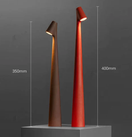 "Minimalistische touch-dimming bedlamp, strakke design tafellamp met warm licht en dimbare bediening, perfect voor elke slaap
