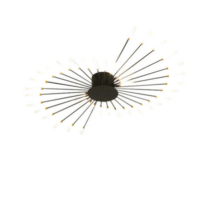 "Moderne grote LED plafondlamp, energiezuinig met slank ontwerp, metaal en acryl, geschikt voor diverse interieurstijlen."