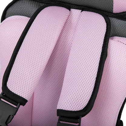 "Moderne kind veilige autostoel met vijfpuntsgordel en ademende stof, ideaal voor comfort en veiligheid tijdens reizen."