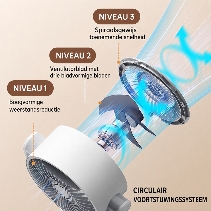 Stille staande ventilator (smr260620) voor slaapkamer en kantoor, met afstandsbediening en krachtige koelfunctie.