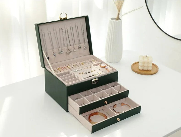 Chique sieradenbox als cadeau, luxe en praktische opbergoplossing voor haar.