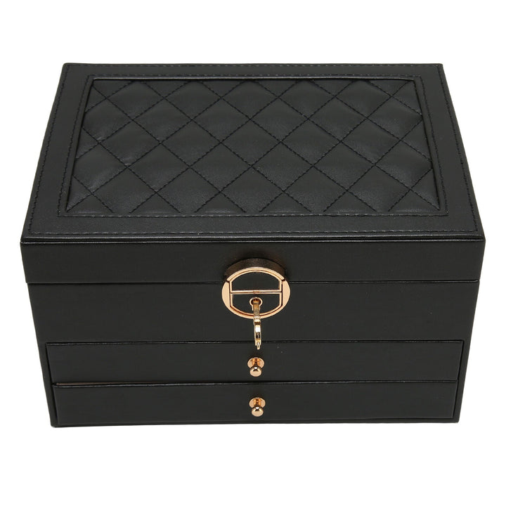 Sieradenbox met fluwelen voering, beschermt kostbare accessoires tegen krassen.