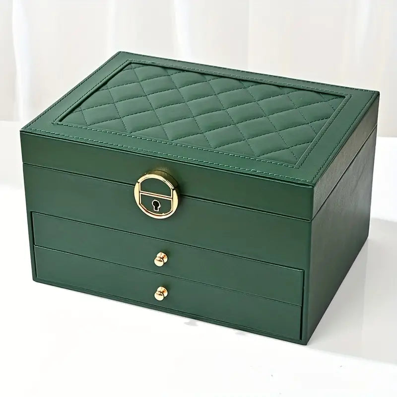 Elegante sieradenbox voor vrouwen, perfecte organisatie van juwelen en accessoires.