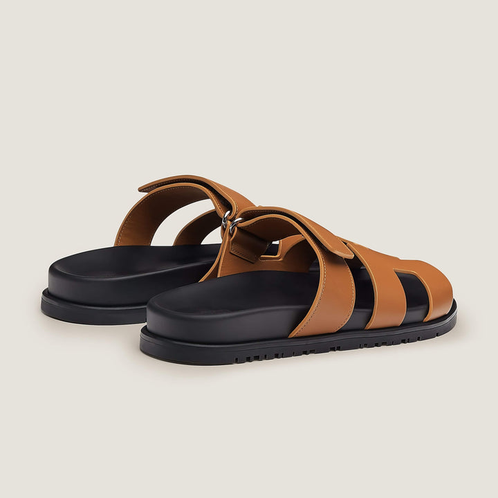 Comfort herensandalen, instappers met dempende zool voor loopgemak.