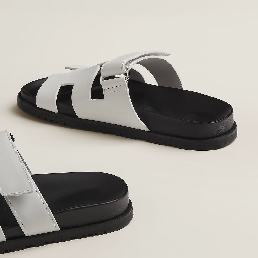 Casual heren sandalen, zwarte instappers met goede ondersteuning.