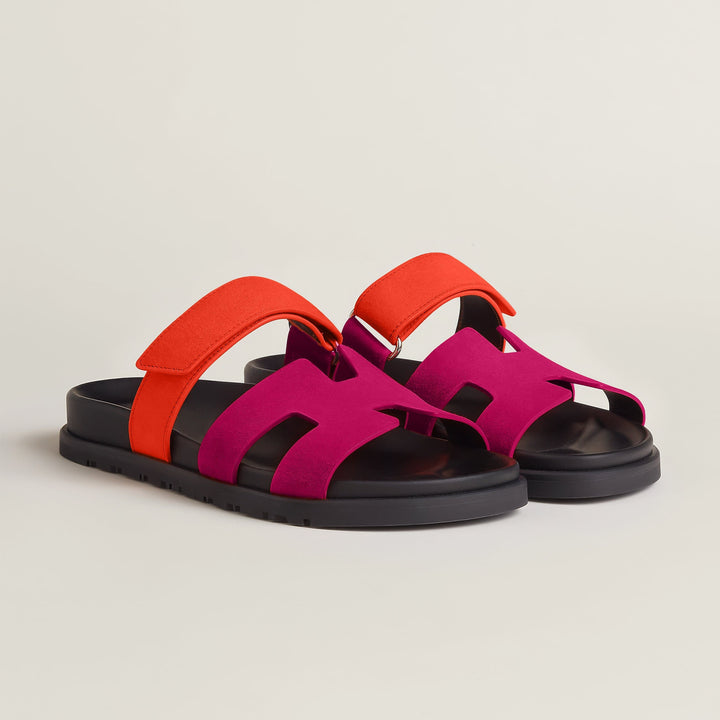 Heren vakantiesandalen, comfortabele instappers met antislip zool.