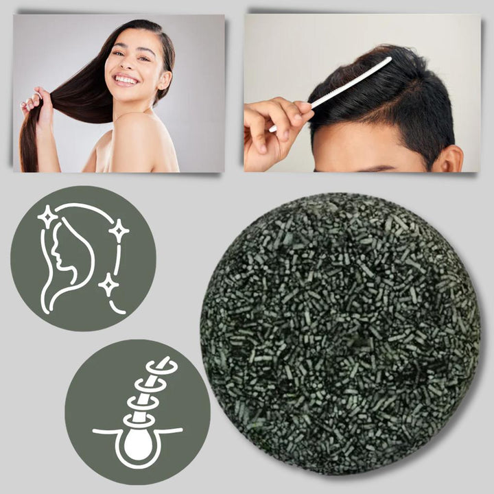 Verhelderende shampoo bar voor grijs en wit haar. Natuurlijk, geeft glans en is plasticvrij.