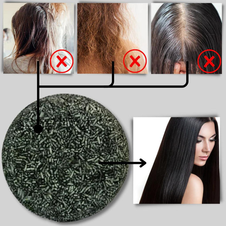 Vaste shampoo bar 69g voor stralend wit haar. Duurzaam, reisvriendelijk en met natuurlijke ingrediënten.