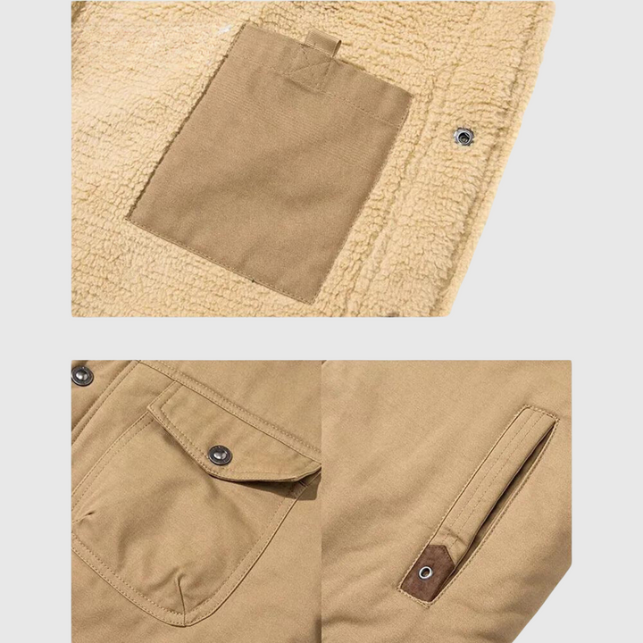 Man draagt stijlvol heren gewatteerd bomberjack, perfect voor een casual look in de stad, lente/herfst.