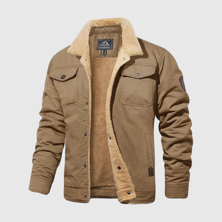 Gewatteerd bomberjack voor heren, comfortabel en warm, de perfecte casual jas voor koele lentedagen.