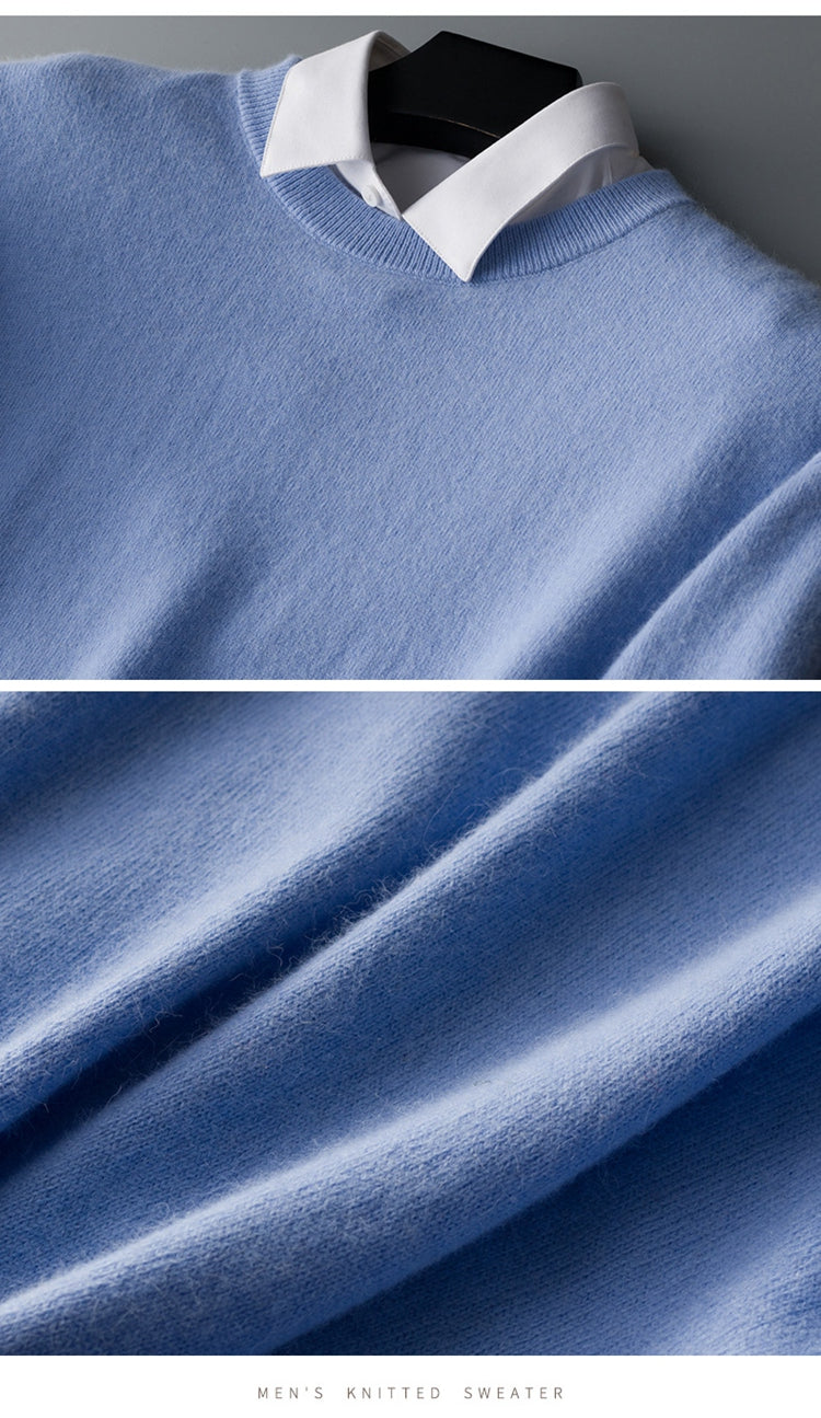 Duurzame en stijlvolle herentrui met V-hals, ontworpen voor comfort en lange levensduur. Elegante sweater.
