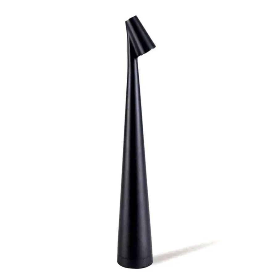 "Nordic minimalistische LED tafellamp, zwart, dimbaar, draadloos, elegant en modern ontwerp voor elke interieurstijl."