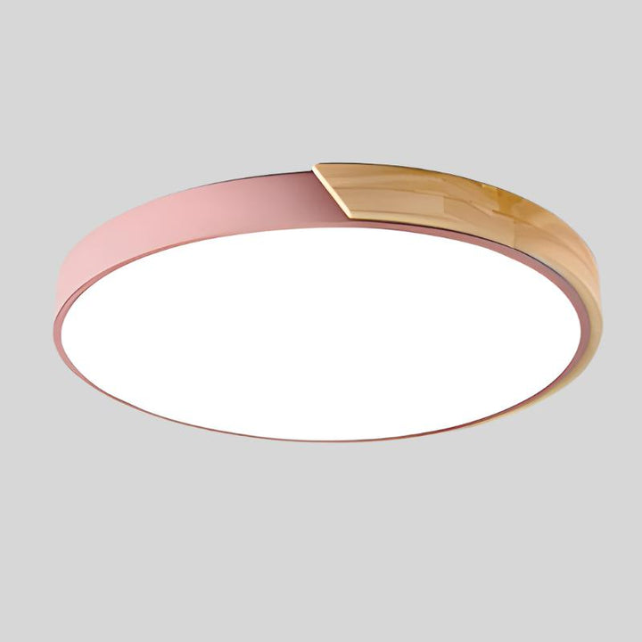 Moderne hal plafondlamp, Macaroon design in Scandinavische stijl voor een warm welkom.