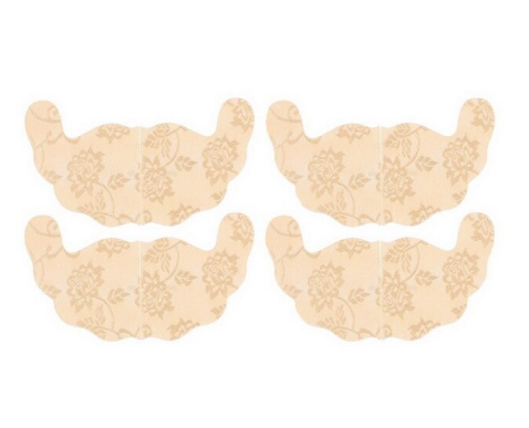 Kanten push-up borststickers voor vrouwen, ideaal voor een elegante look zonder beha.