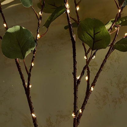Olijftak verlichtingsdecoratie met 120 warme LED's, natuurlijke sfeer, realistische takken, ideaal voor interieurdecoratie.
