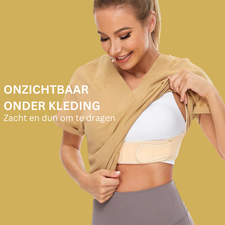 Comfortabele en verstelbare houdingscorrector, biedt zachte ondersteuning voor rug, schouders en nekpijn.