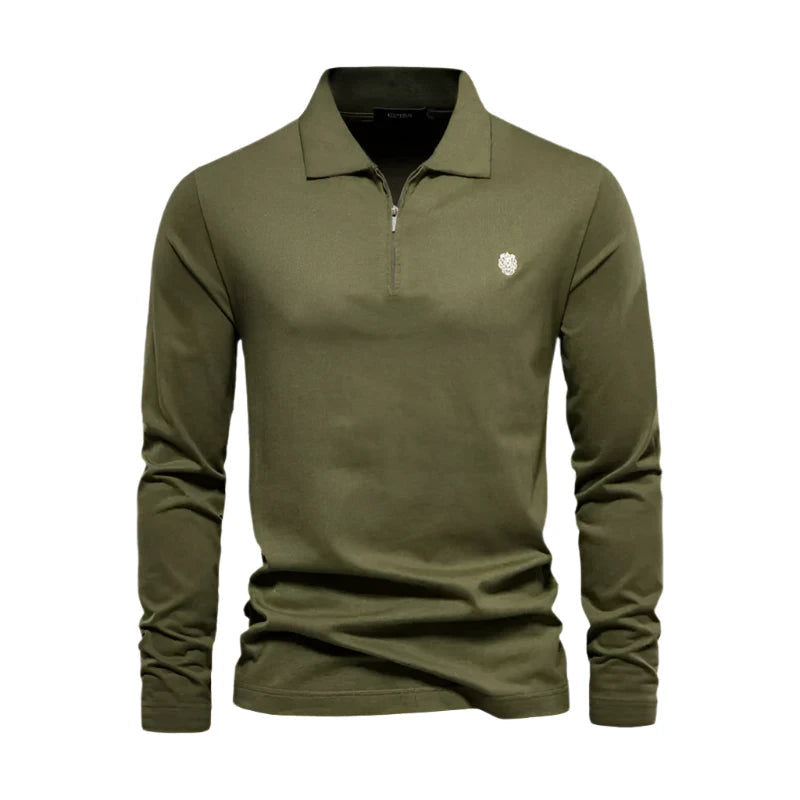 Nieuwe collectie: comfortabele heren poloshirt met lange mouwen, premium kwaliteit voor elk seizoen.