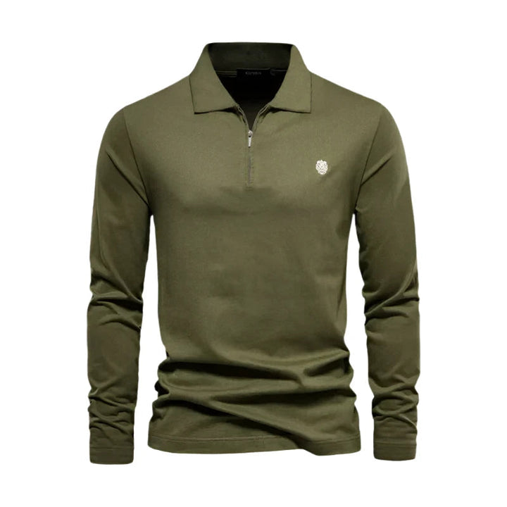 Nieuwe collectie: comfortabele heren poloshirt met lange mouwen, premium kwaliteit voor elk seizoen.